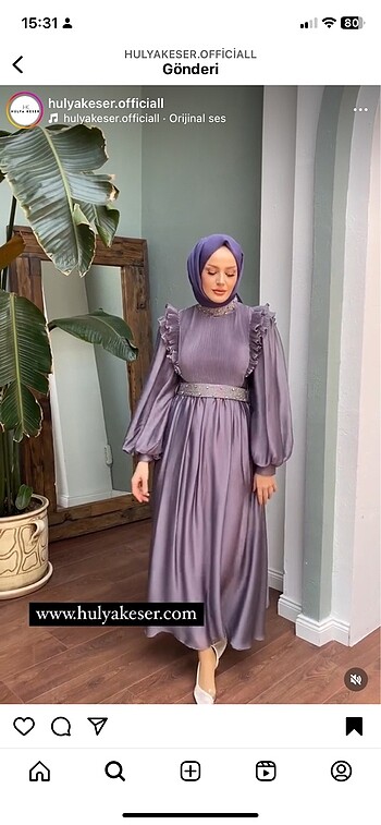 Hulya keser ürünü bir kere giyildi evde söz için