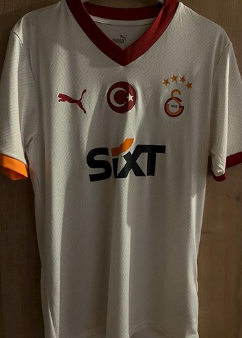Galatasaray Beyaz Kısa Kollu Spor Forma - Görsel 2