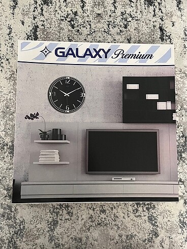 Galaxy premıum kabartmalı duvar saati