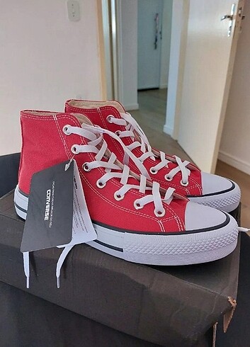 Kırmızı Converse All Star Spor Ayakkabı 