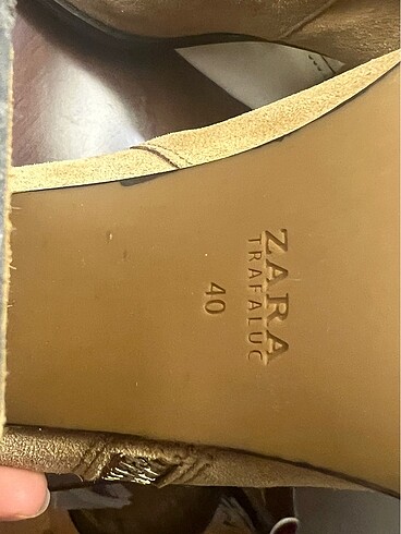 40 Beden camel Renk Zara Süet Bot