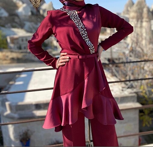 Senna Sole Taşlı Takım - Görsel 2