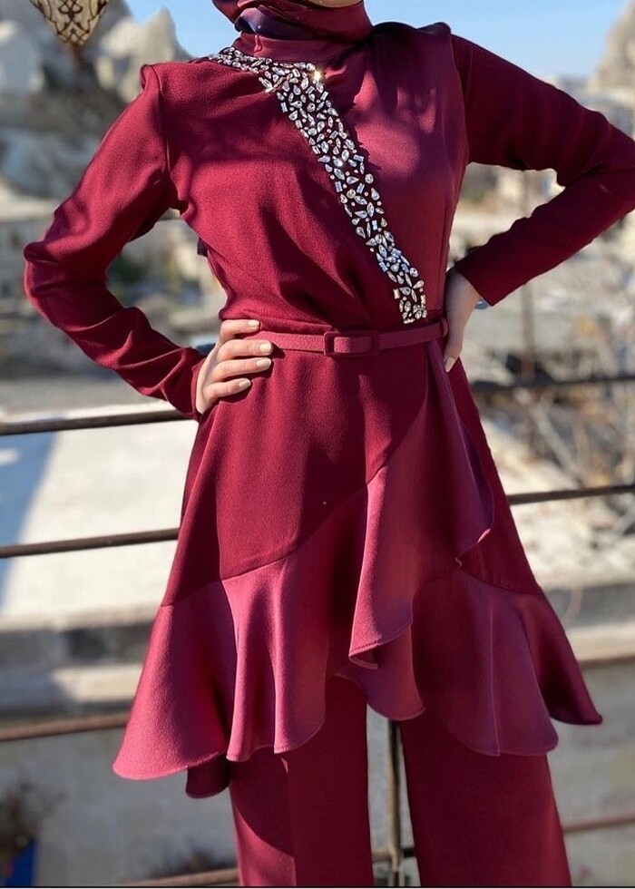 Senna Sole Taşlı Takım - Görsel 2