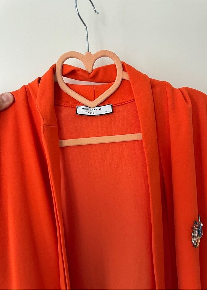 Missemramiss Orange Hırka - Görsel 3