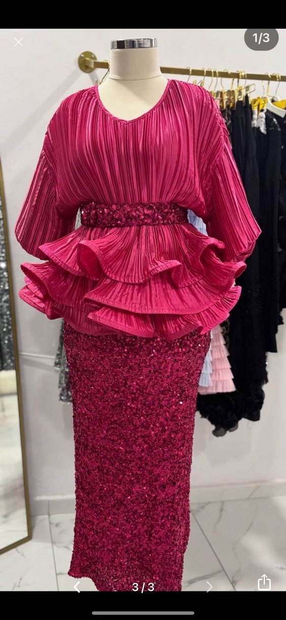 İthal payetli takım - Görsel 3