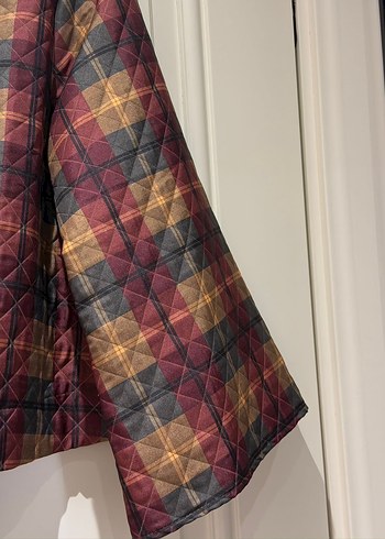 Ekose Desen Kadın Kimono Ceket - Görsel 2