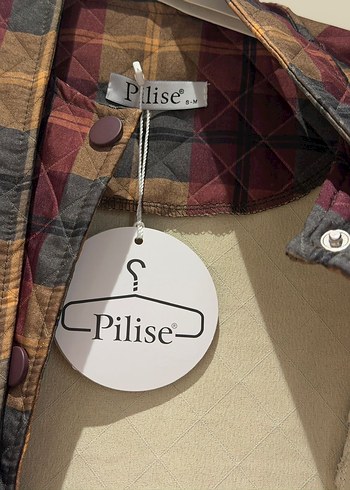 Ekose Desen Kadın Kimono Ceket - Görsel 3