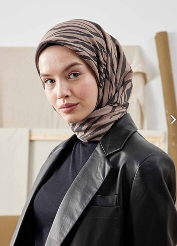Diğer Freshscarfs ZEBRA DESEN PAMUK İPEK EŞARP 
