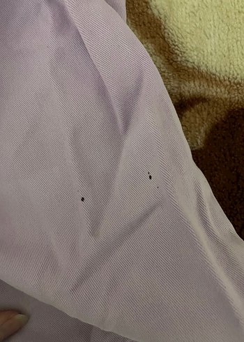 Lila Düğmeli Kadın Kumaş Pantolon - Görsel 3