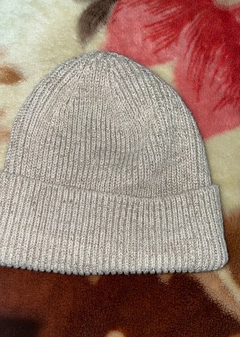 Bej Renkli Örgü Street Wear Kadın Bere - Görsel 4