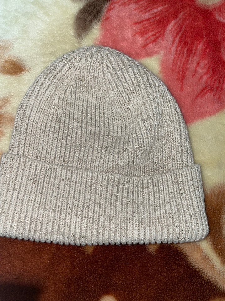 Bej Renkli Örgü Street Wear Kadın Bere - Görsel 4