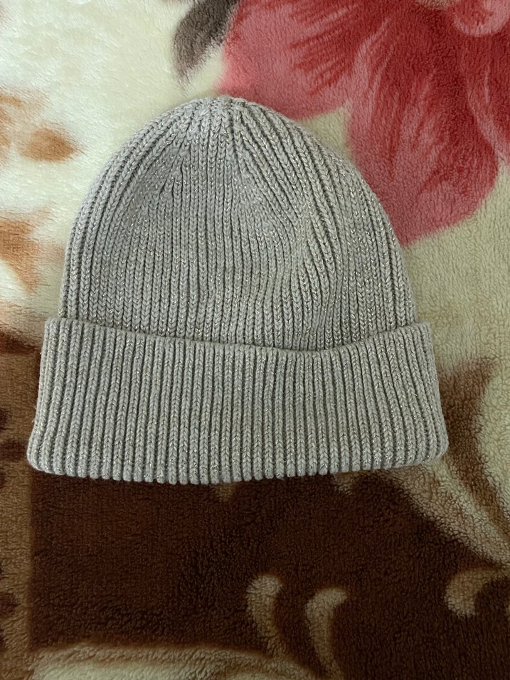 Bej Renkli Örgü Street Wear Kadın Bere - Görsel 3