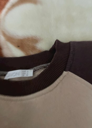 Kahverengi Kadın Sweatshirt - Görsel 3