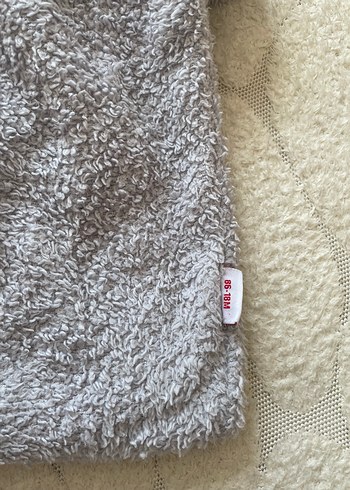 Gri Peluş Bebek Tulumu Kulaklı - Görsel 5