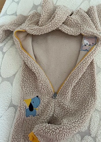 Kahverengi Kürklü Bebek Tulum - Görsel 3