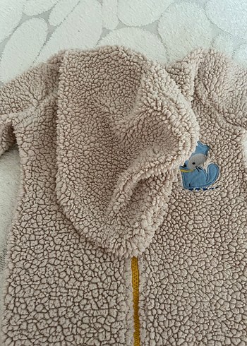 Kahverengi Kürklü Bebek Tulum - Görsel 5