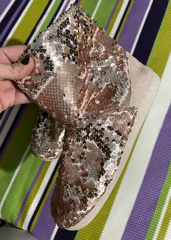 Kadın Pullu Yılan Desenli Sıcak Terlik - Görsel 2