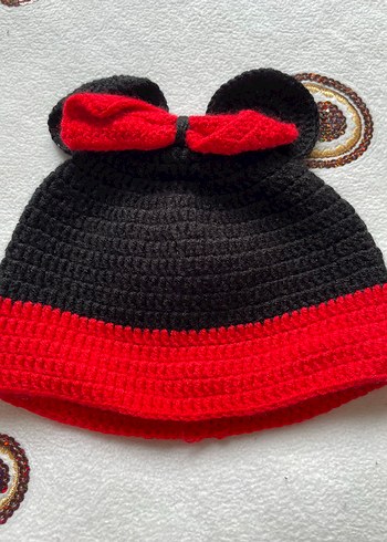 Nakışlı Örgü Kız Bebek Takımı - Görsel 3