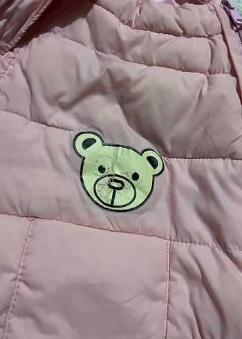 Kız Bebek Pembe Kapüşonlu Tulum - Görsel 4