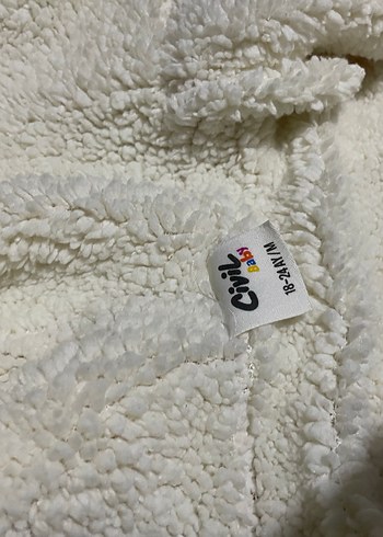 Beyaz Örgü Bebek Tulumu - Görsel 5