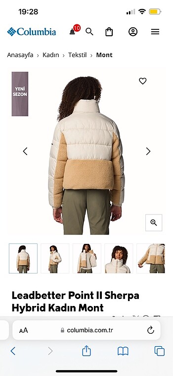Columbia Columbia Kadın Sherpa Mont