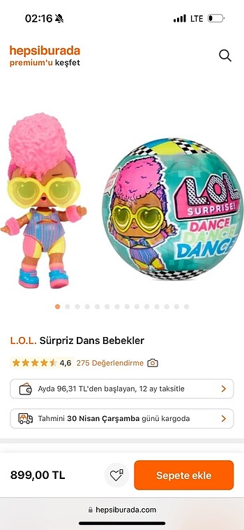 LOL SÜRPRİZ DANS BEBEKLER