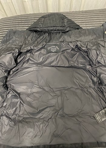 Düğmeli Siyah Kadın Kışlık Mont - Görsel 4