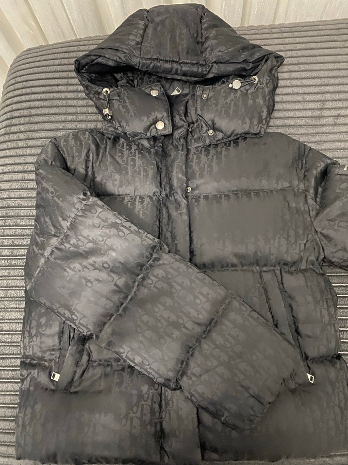 Düğmeli Siyah Kadın Kışlık Mont - Görsel 3