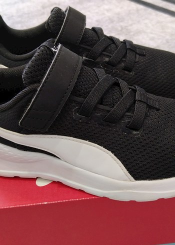 Puma Puma Siyah Erkek Çocuk Spor Ayakkabı