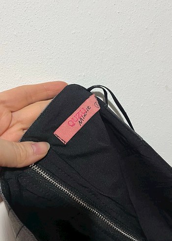 Kadın Siyah Strappy Midi Bustier - Görsel 3