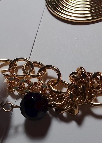 Uzun Zincir Detaylı Bohem Kadın Kolye - Görsel 3