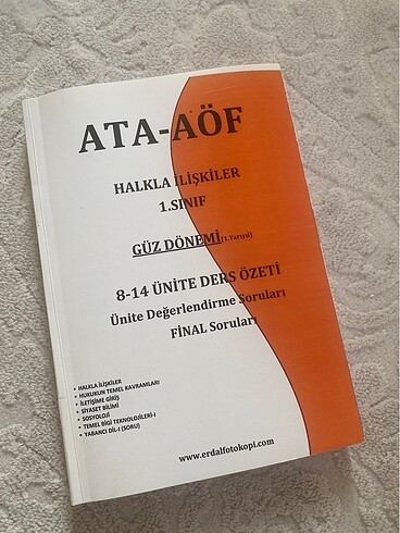 Ata-Aöf Halkla ilişkiler kitabı