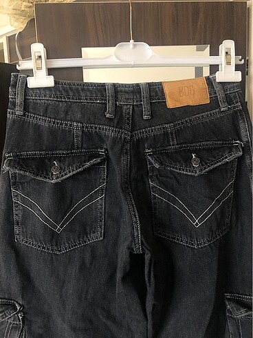 36 Beden Düşük bel kargo pantolon