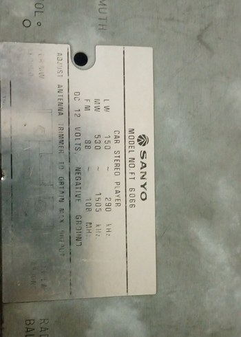 Sanyo Khaki Gri Müzik Sistemi - Görsel 3