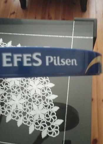 EFES Pilsen Mavi Metal Tepsi - Görsel 2