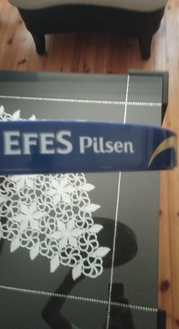 EFES Pilsen Mavi Metal Tepsi - Görsel 2
