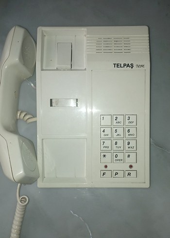 Atelpaş 15 Tuşlu Beyaz Telefon - Görsel 3