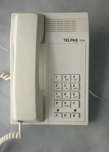 Atelpaş 15 Tuşlu Beyaz Telefon - Görsel 2