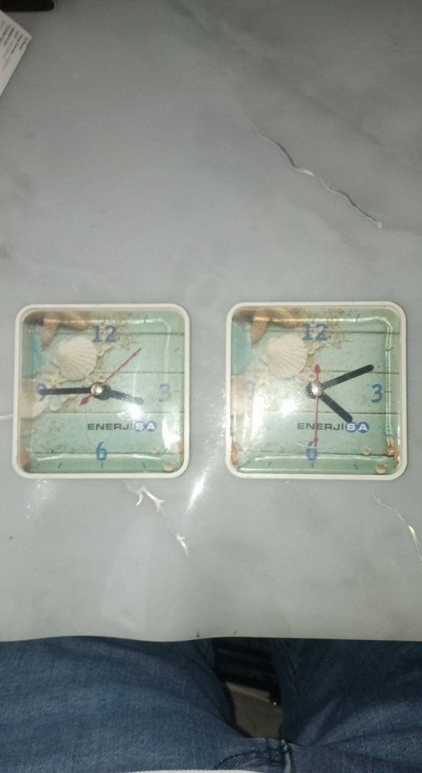 Enerjisa Deniz Temalı Beyaz Masa Saati - Görsel 2