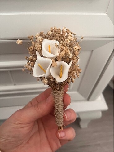 Damat papyon ve çiçek - Görsel 3