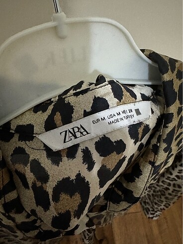 Zara Zara leopar gömlek