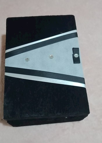 Düğmeli Siyah Desenli Smokin Damat Kutusu - Görsel 3