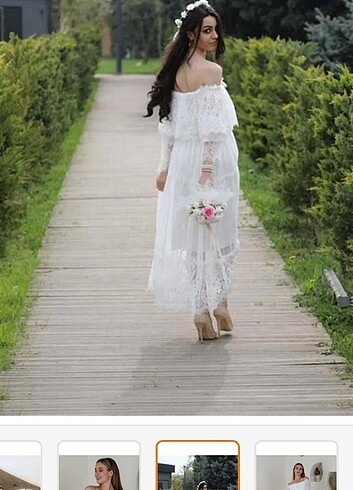 Beyaz elbise
