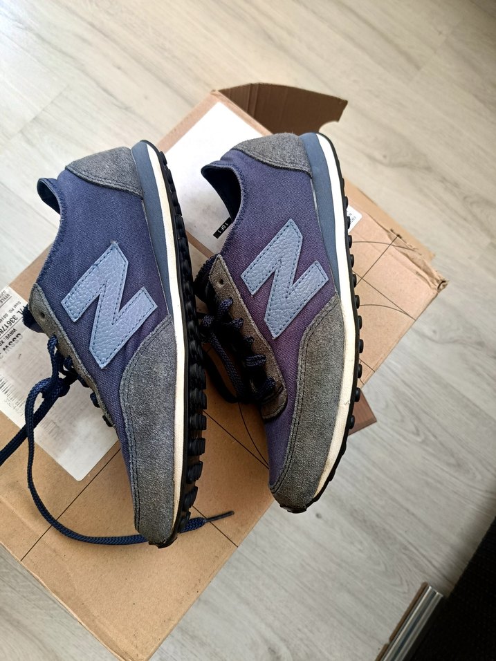 New Balance Kadın Gri-Mavi Spor Ayakkabı - Görsel 3