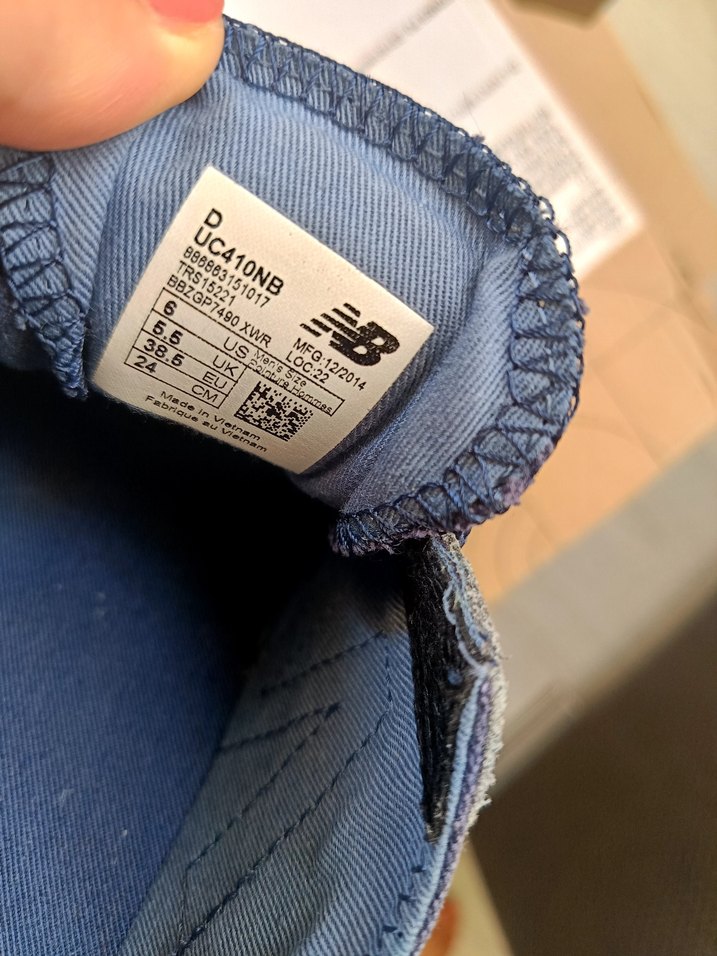 New Balance Kadın Gri-Mavi Spor Ayakkabı - Görsel 5