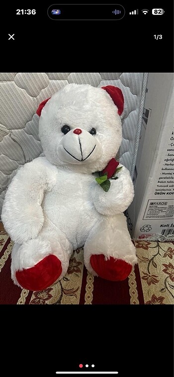 Diğer Elinde gül tutan ayı