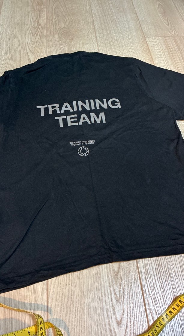 Siyah Baskılı Erkek Kısa Kollu Tişört - Görsel 5