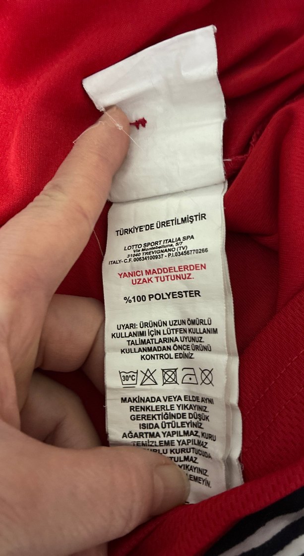 Kırmızı Erkek Polo Tişört Kısa Kollu - Görsel 3