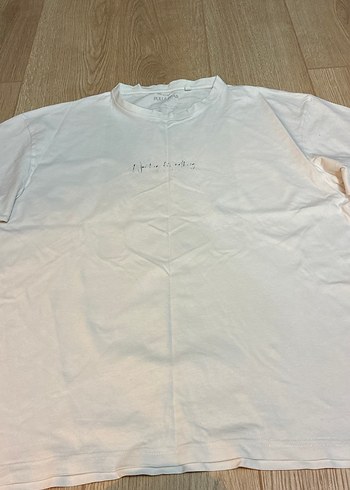 Beyaz Pamuklu Erkek Tişört - Görsel 3