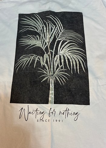 Beyaz Pamuklu Erkek Tişört - Görsel 5